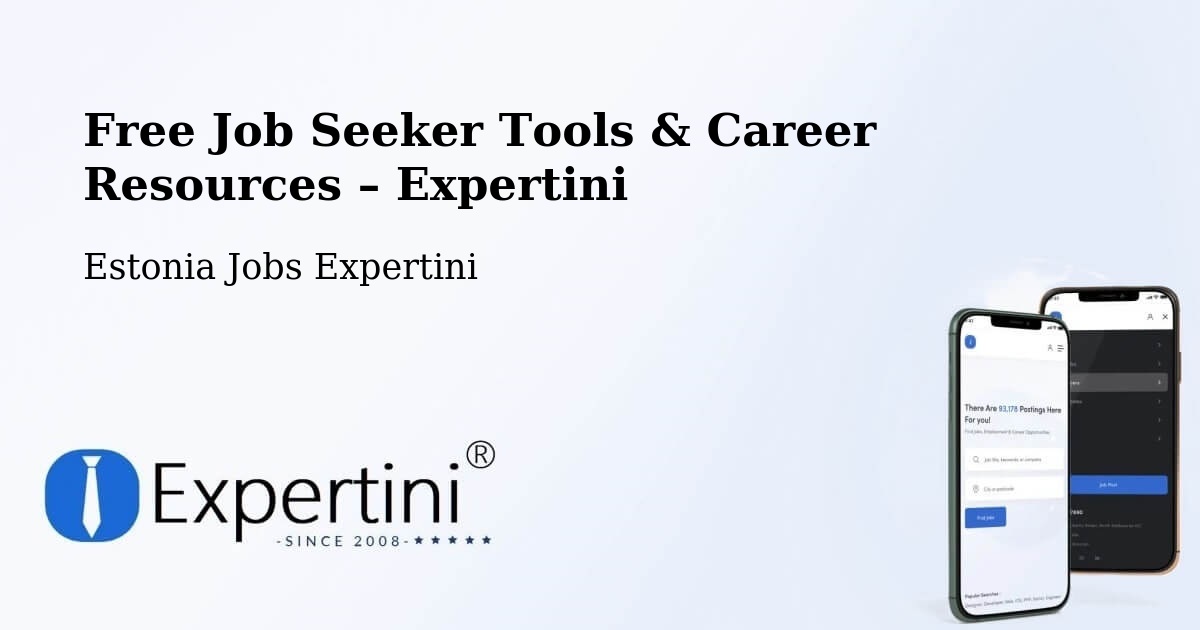 Free Job Seeker Tools & Career Resources – Võru - Võru, Estonia Jobs Expertini