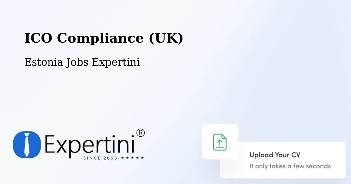 UK Data Protection & ICO Compliance – Võru - Estonia Jobs Expertini